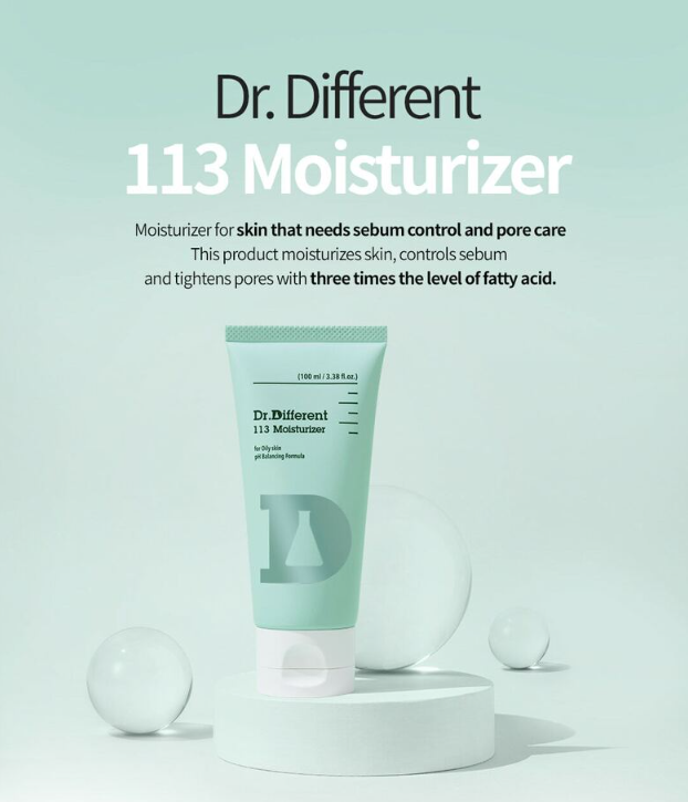 Dr.Different 113 Moisturizer for Oily Skin 100ml