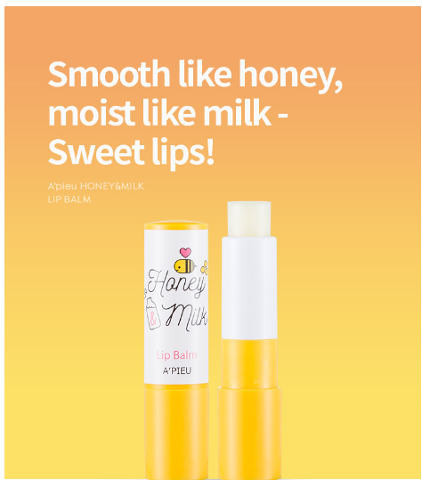 A'PIEU Honey & Milk Lip Balm 3.3g