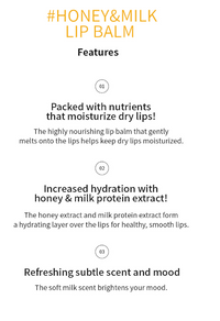 A'PIEU Honey & Milk Lip Balm 3.3g