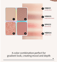 A'PIEU Full Shot Routine Eye Palette 7.2g #Stubborn Teddy