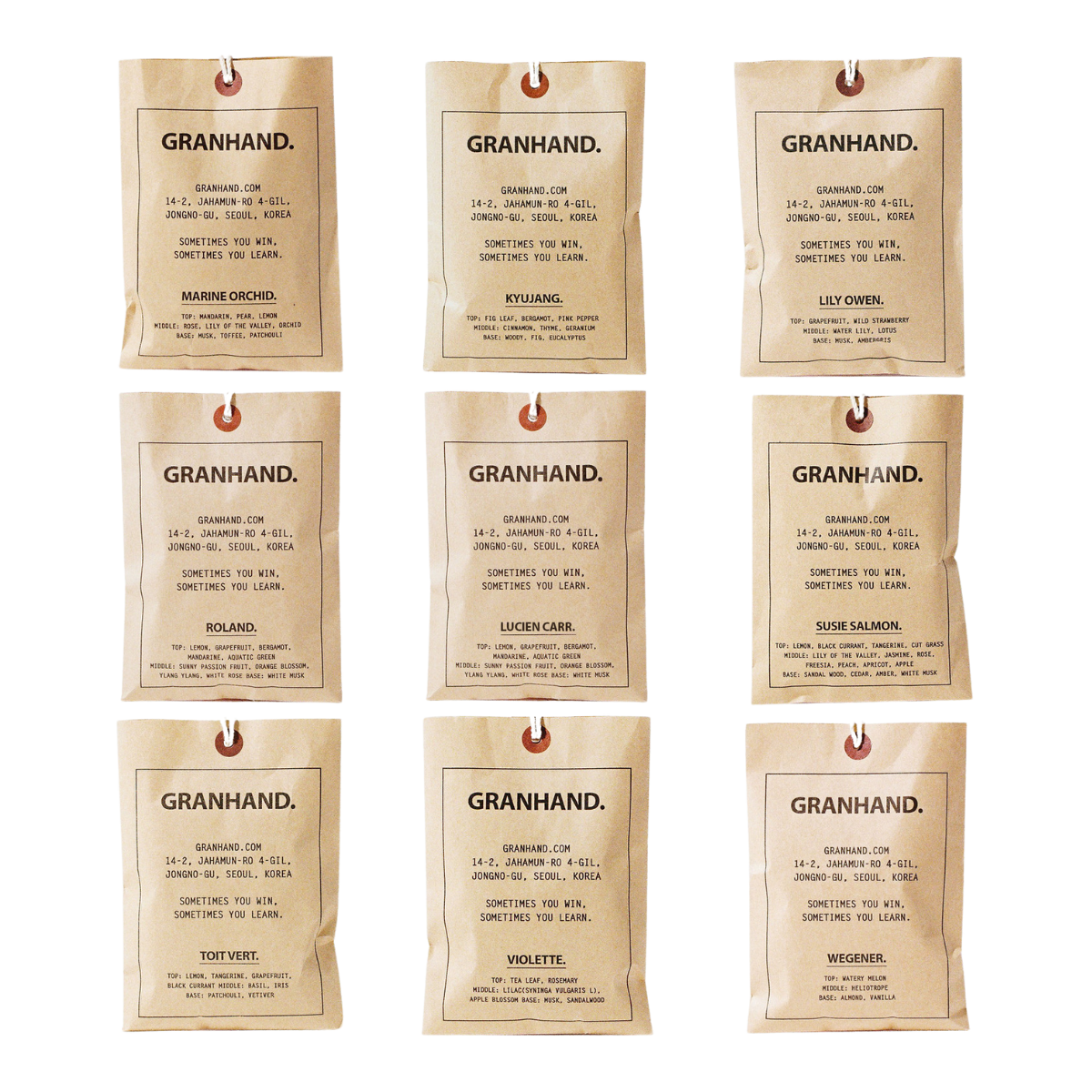 GRANHAND. Sachet 40g (9 Types)