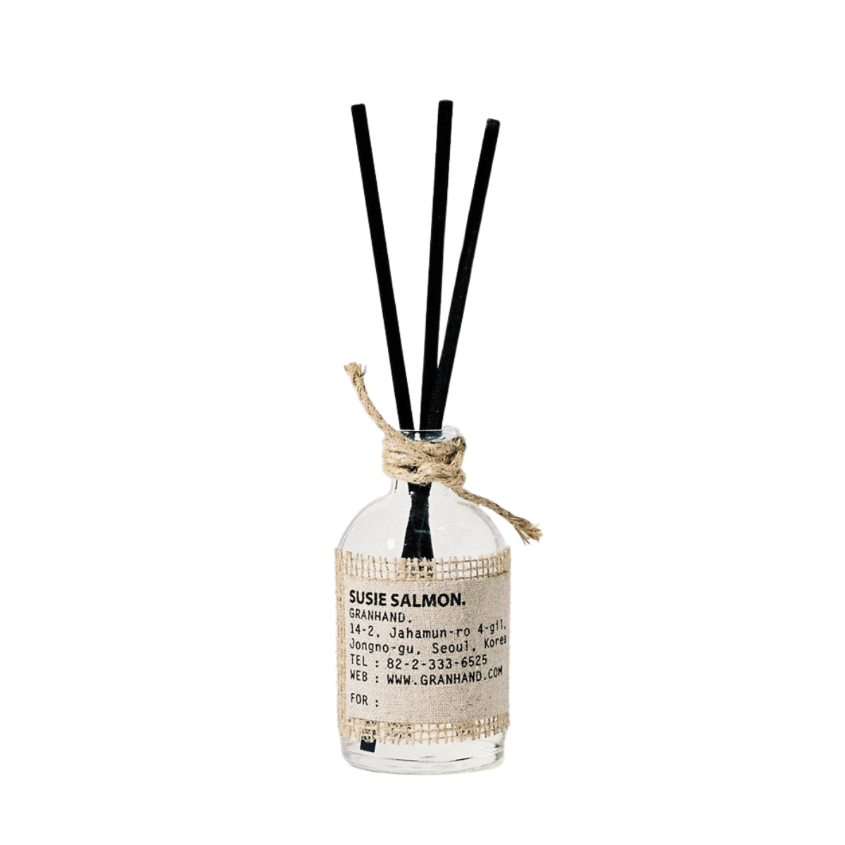 GRANHAND. Diffuser Set 150ml (9 Types) (Diffuser +  glass bottle + 5 reeds)