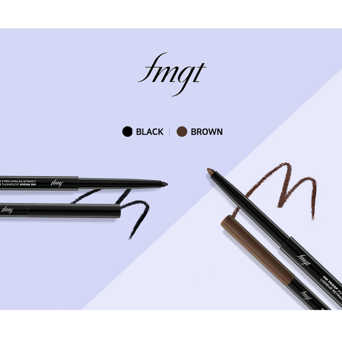 THE FACE SHOP Ink Proof Automatic Eyeliner 0.03g 2 Colors