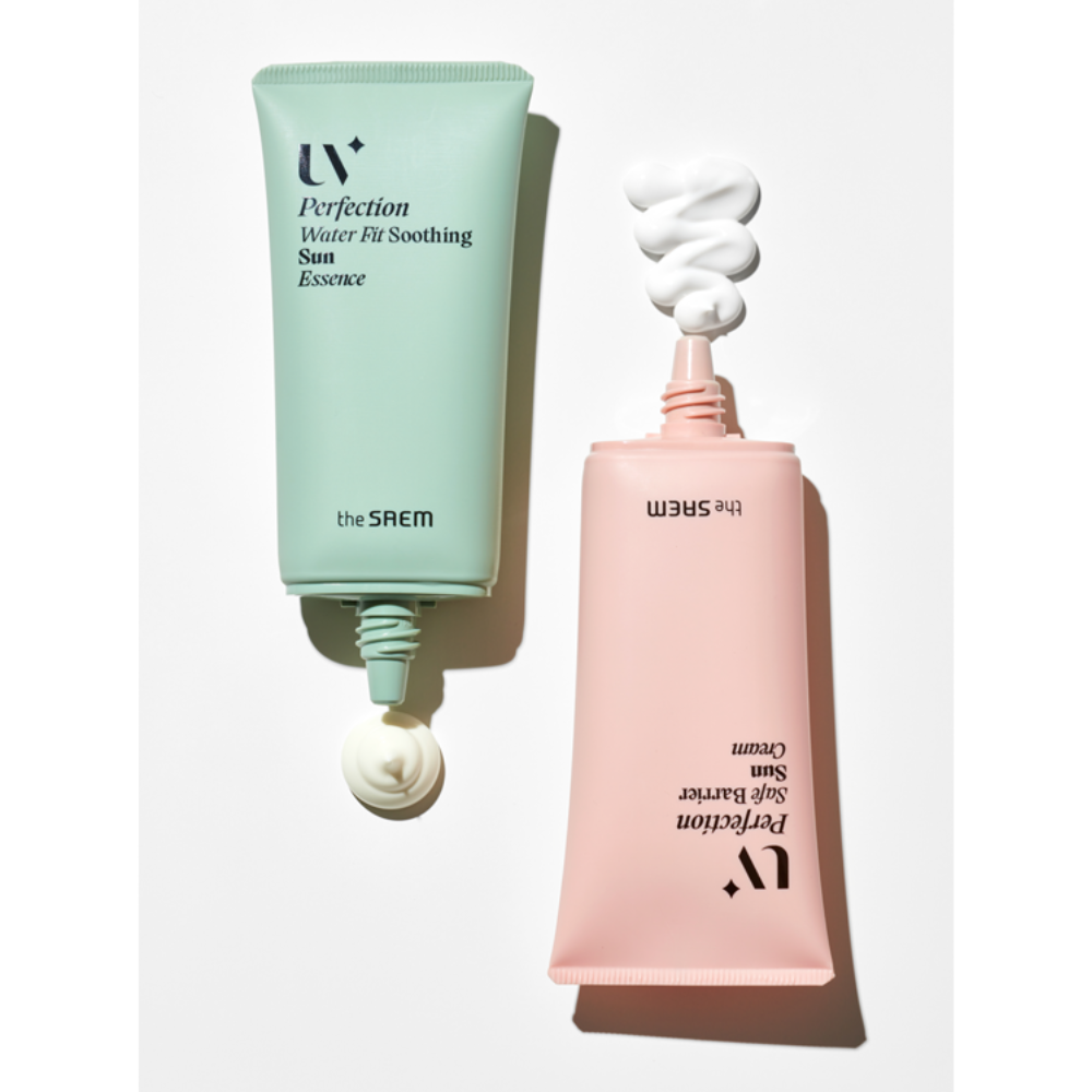 [Expiration imminen] THE SAEM UV Perfection Safe Barrier Sun Cream SPF50+ PA++++50ml + 50ml Set