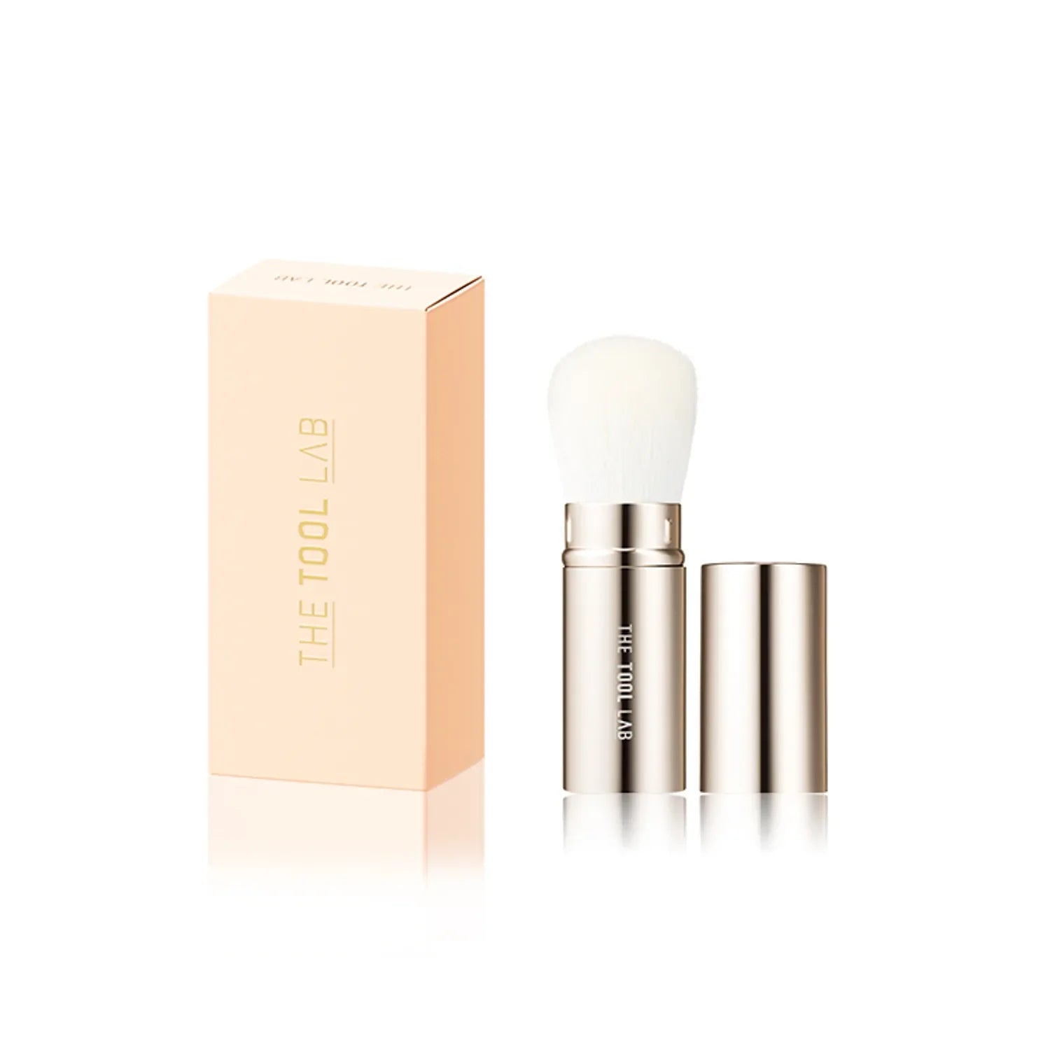 THE TOOL LAB 301 Portable Powder Blusher & Shading Brush (Retractable)