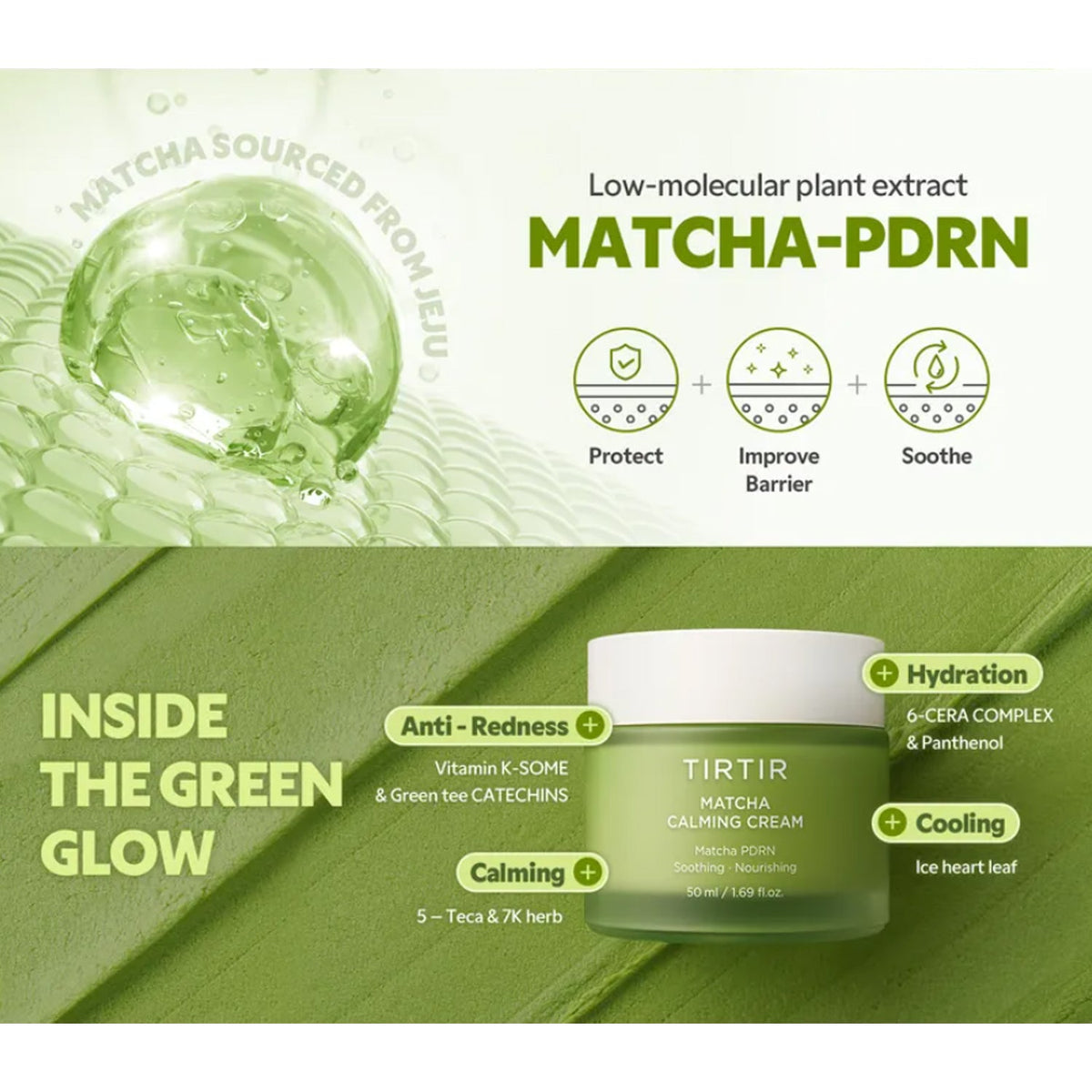 TIRTIR Matcha Calming Cream 50ml