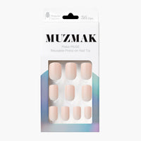 MUZMAK Nail Tips 36pcs #Toe Shoes(Regular Square)