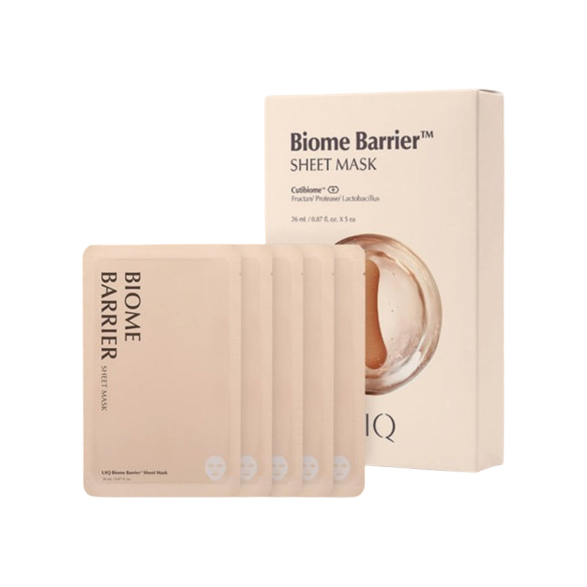 UIQ Biome Barrier Sheet Mask 5 Sheets