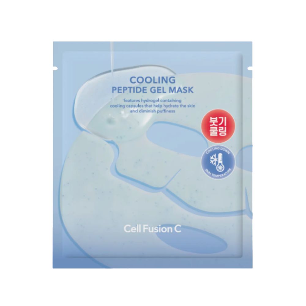 Cell Fusion C Cooling Peptide Gel Mask 1+1 (5 Sheets)
