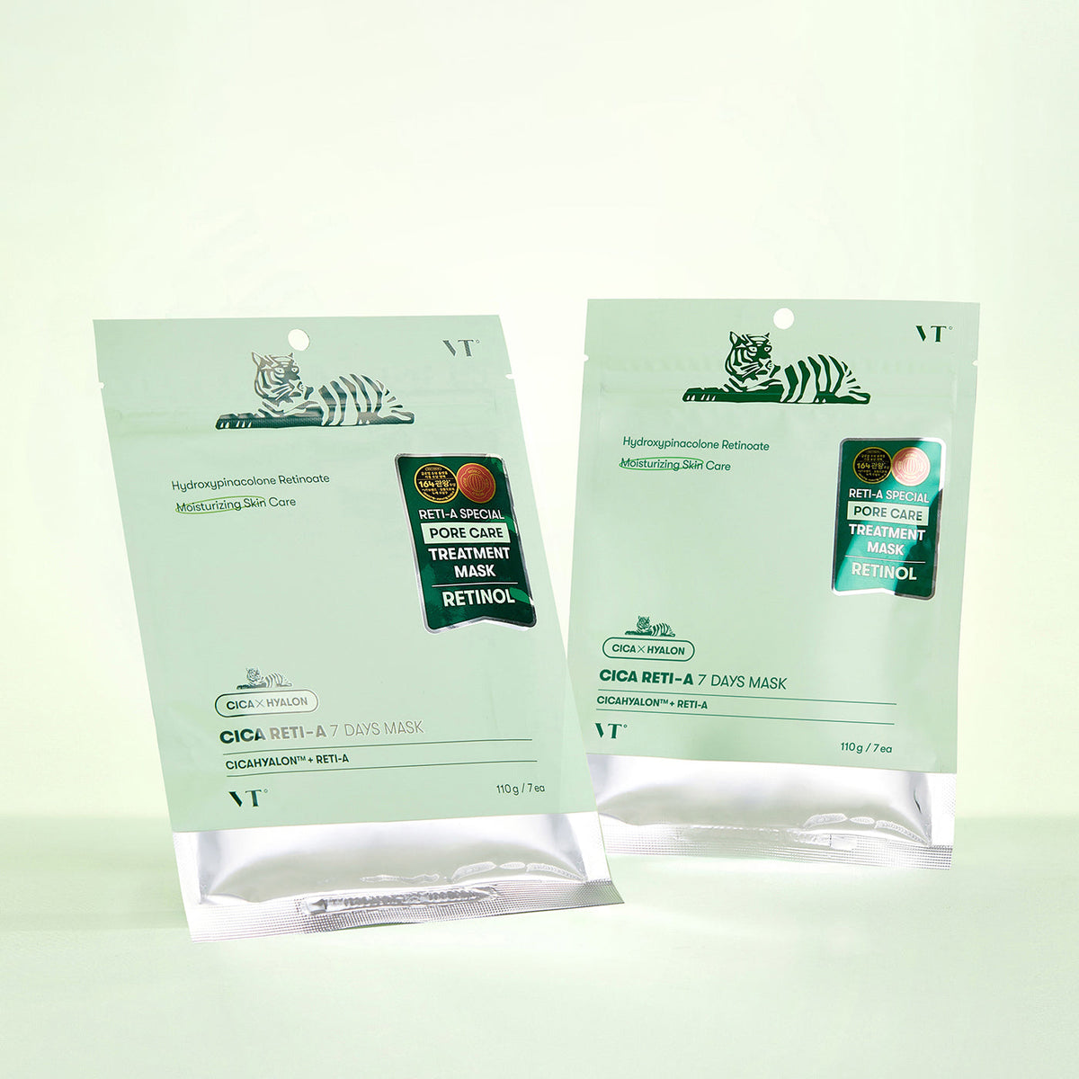 VT COSMETICS Cica Reti-A Seven Days Mask 110g 7ea