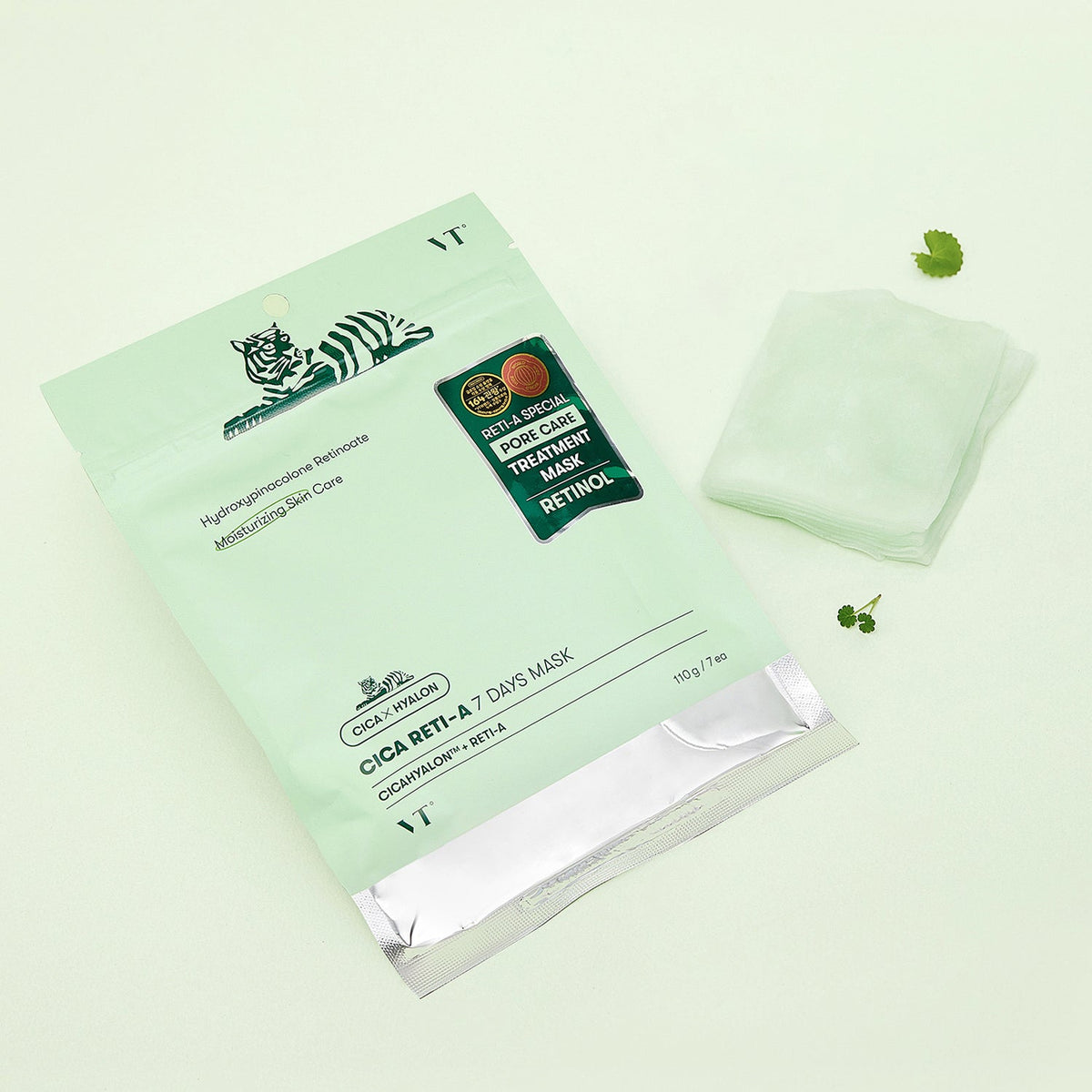 VT COSMETICS Cica Reti-A Seven Days Mask 110g 7ea