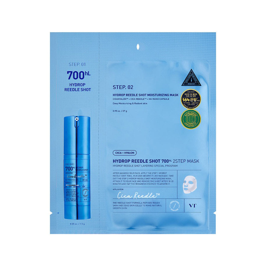 VT COSMETICS Hydro Reedle Shot 700hL 2-Step Mask