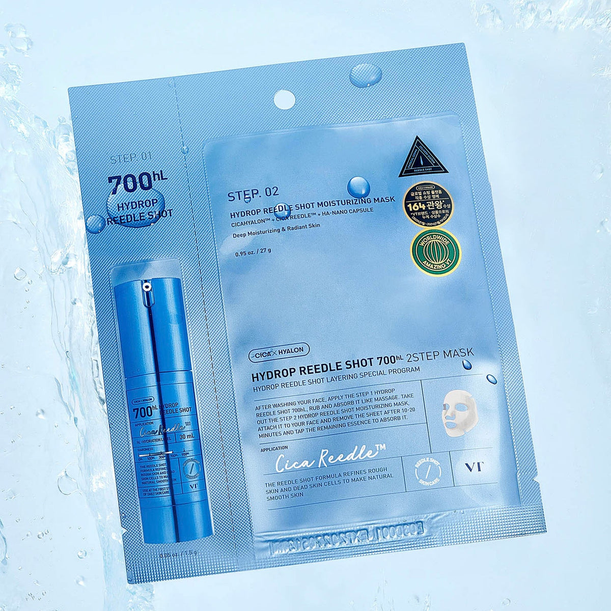 VT COSMETICS Hydro Reedle Shot 700hL 2-Step Mask