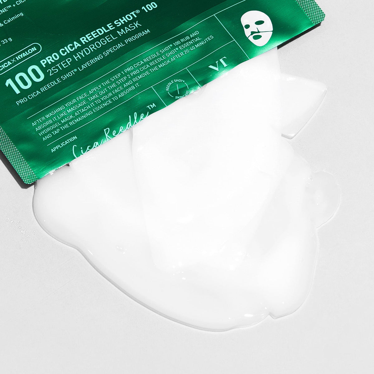 VT COSMETICS Pro Cica Reedle Shot 100 2-Step Hydrogel Mask 4ea