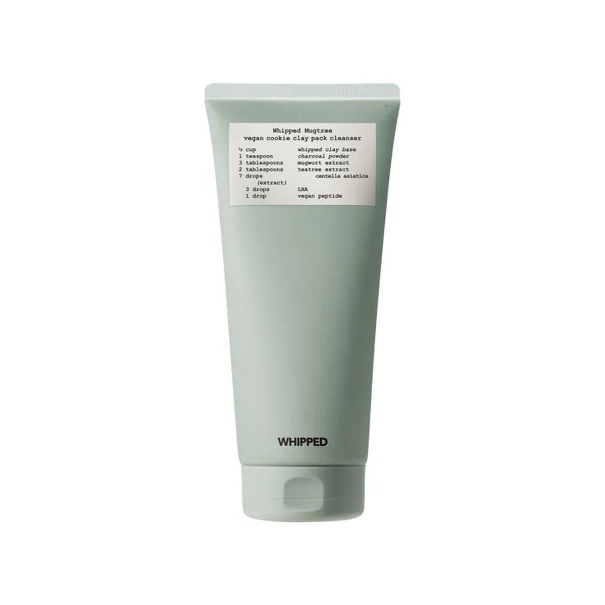 WHIPPED Mugtree Vegan Cookie Clay Pack Cleanser 180ml