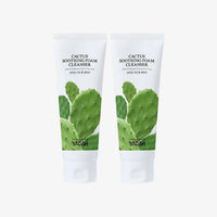 YADAH Cactus Soothing Foam Cleanser 120ml (Set of 2)