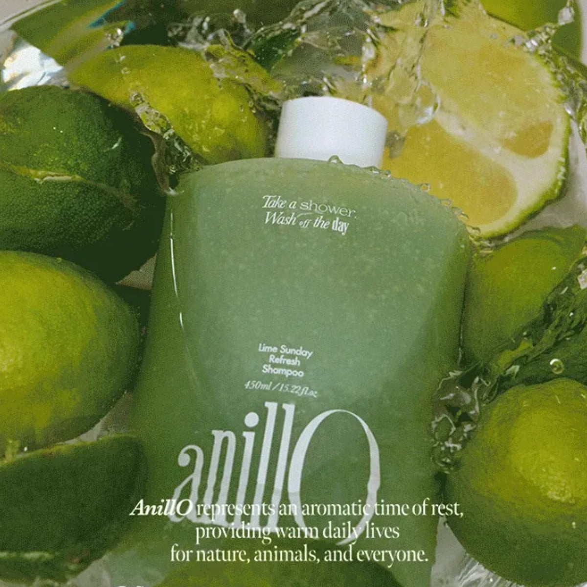 anillO Lime Sunday Refresh Shampoo 450ml