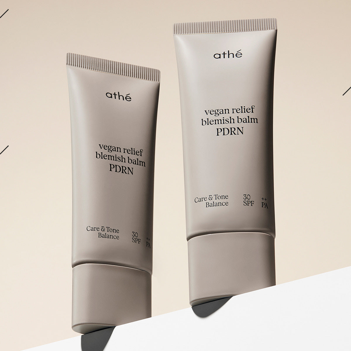 athe Vegan Relief PDRN BB Cream 35ml + Spatula Brush Set