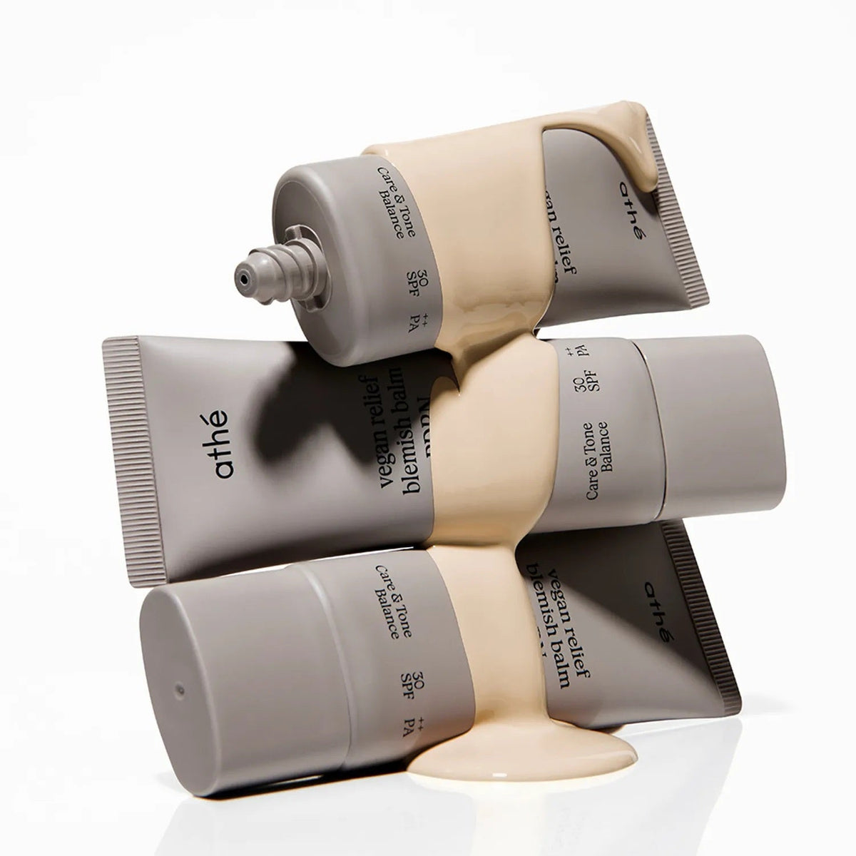 athe Vegan Relief PDRN BB Cream 35ml + Spatula Brush Set