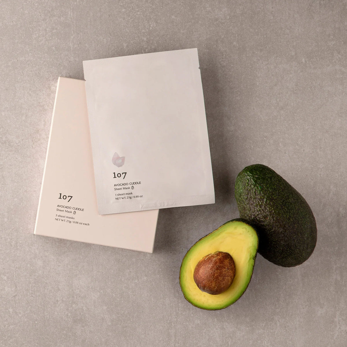 ONEOSEVEN Avocado Cuddle Sheet Mask 25g * 5ea