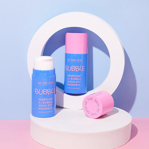 BE THE SKIN Heartleaf O2 Bubble Wash Off Maskpack 50g