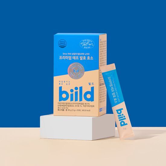 build Premium Teff Fermented Enzyme 90g (30 Sticks, 1-Month Supply)