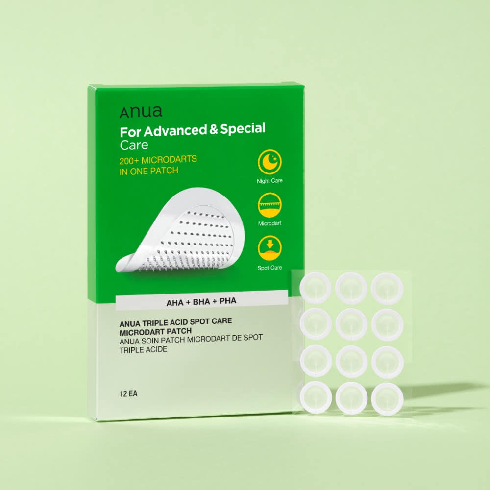 Anua Triple Acid Spot Care Microdart Patch 12ea