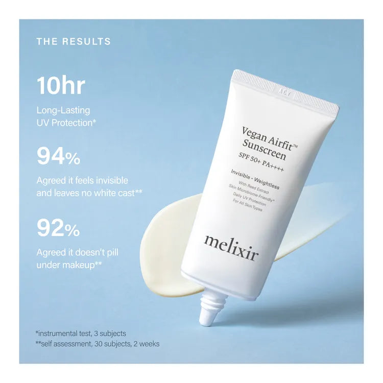 Melixir Vegan Airfit™ Sunscreen SPF 50+ PA++++ 50ml