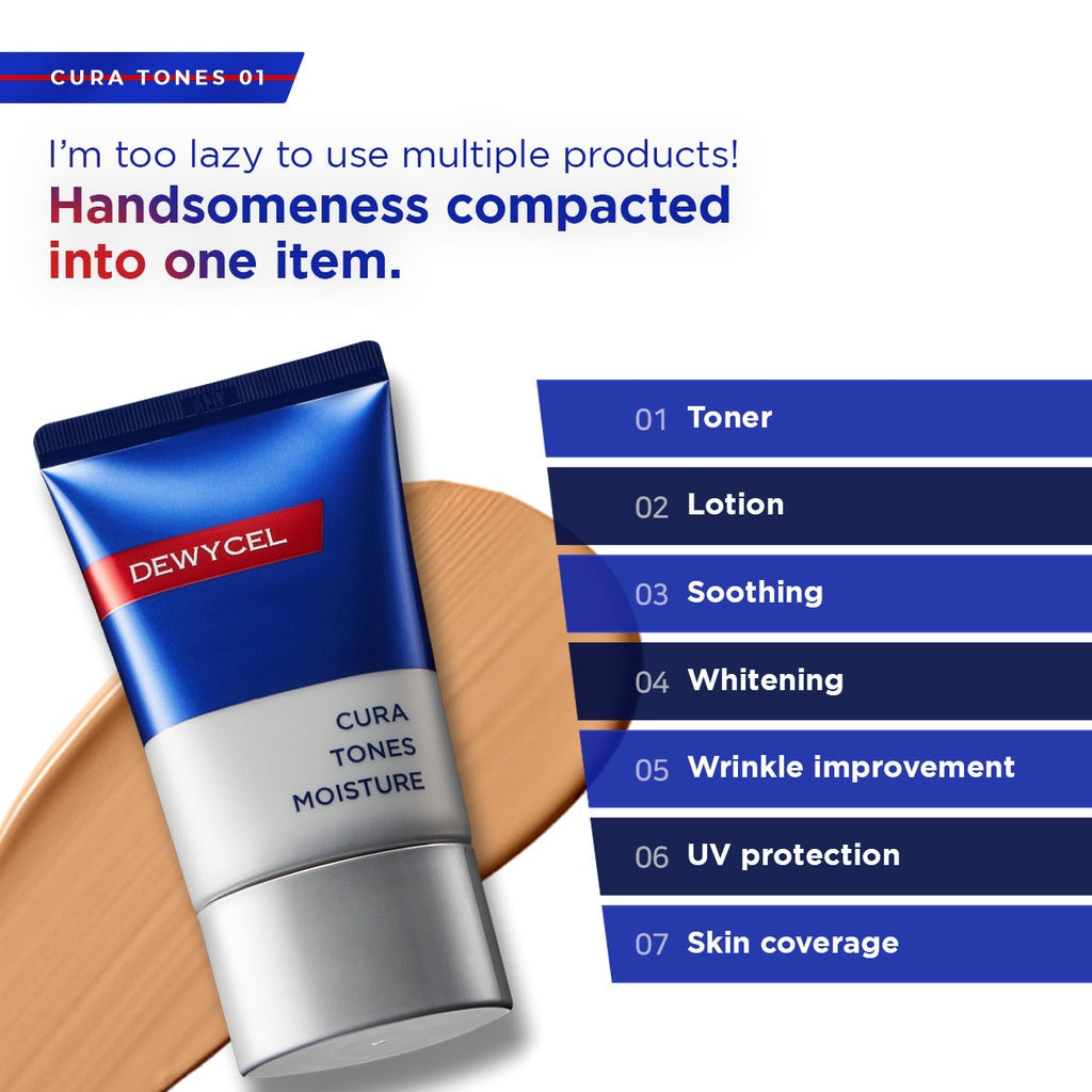 DEWYCEL Cura Tones Moisture SPF50+ PA+++ 40ml