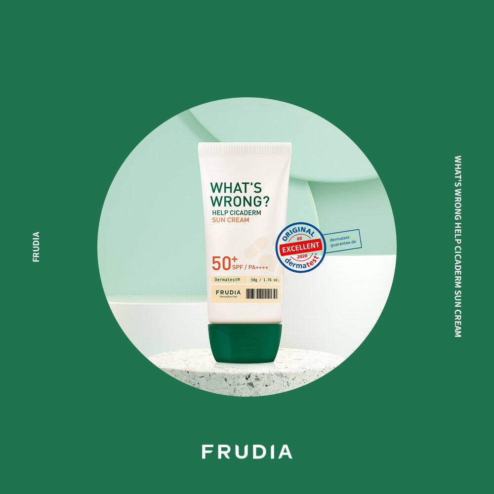 FRUDIA What´s Wrong? Help Cicaderm Sun Cream SPF50+ 50g