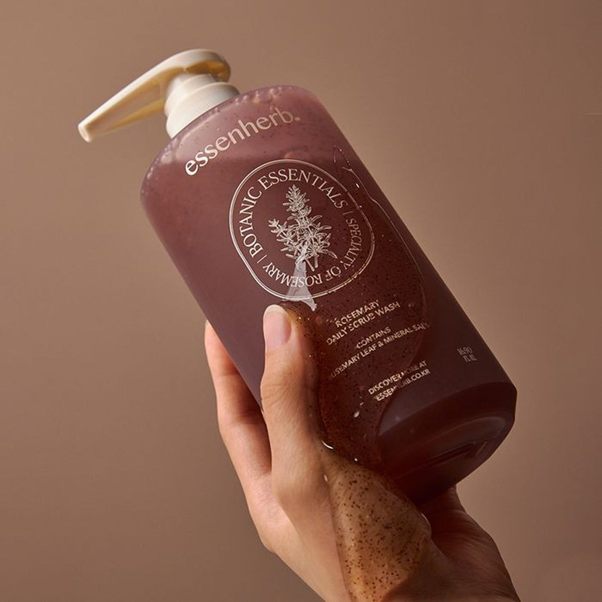 essenherb Rosemary Daily Scrub Wash 500ml
