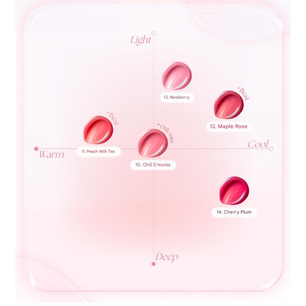 fondly Glow Gel Tint 3.5ml – 4 Colors