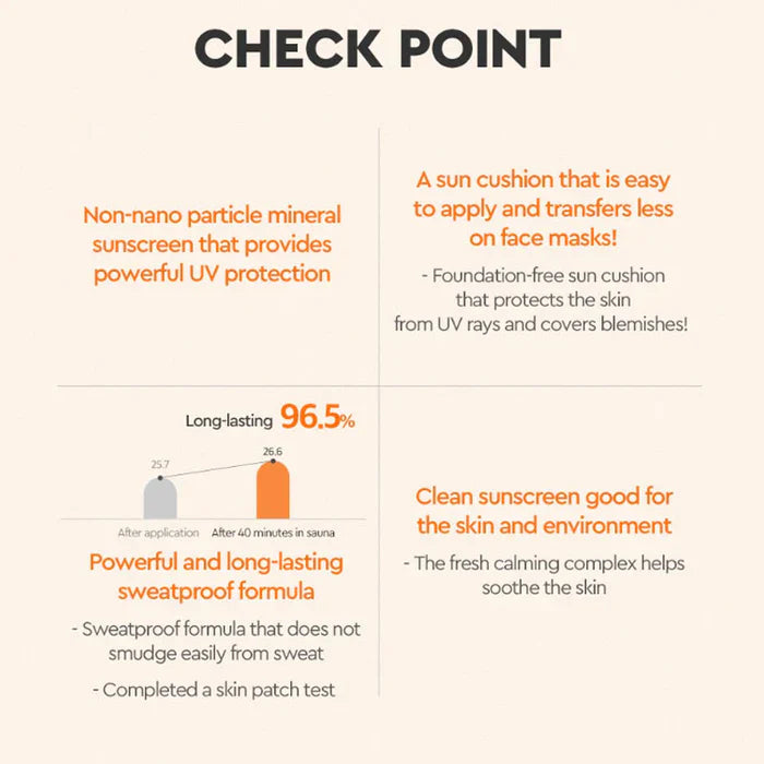 Dewytree Urban Shade Cover & Fit Sunscreen Cushion SPF 50+ PA++++ 14g