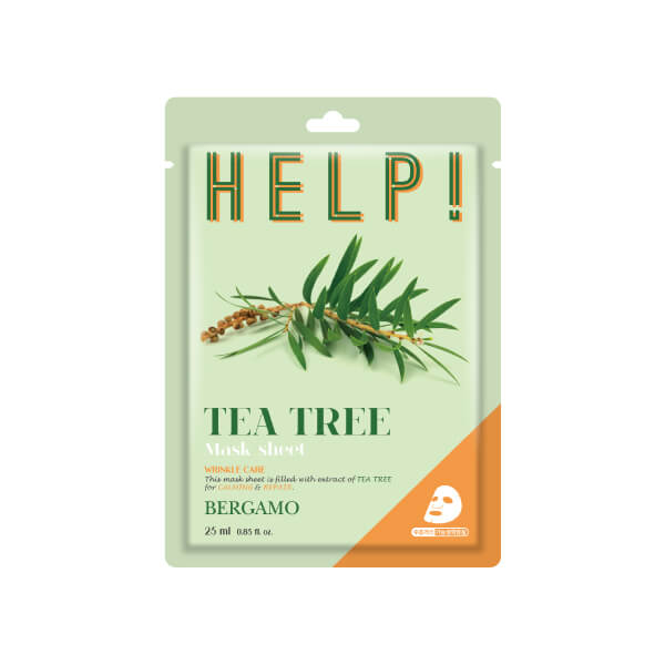 Bergamo Help! Mask Pack Tea Tree 25ml *10ea