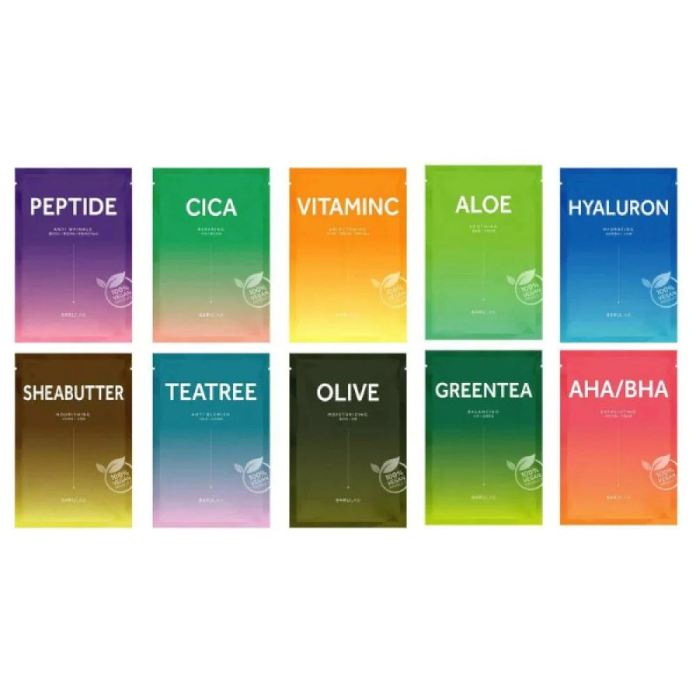 BARULAB The Clean Vegan Mask 10 Types *10ea
