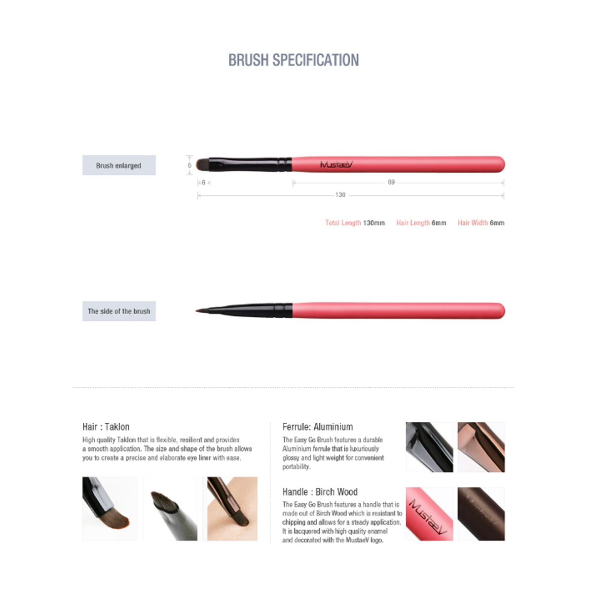 mustaev Easy Go Eyeliner Brush