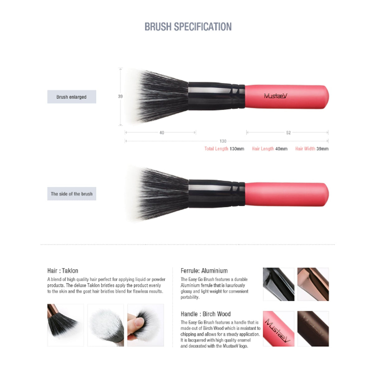 mustaev Easy Go Stippling Brush