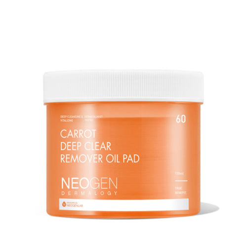 NEOGEN Dermalogy Carrot Deep Clear Oil Pad 150ml (60 Pads)