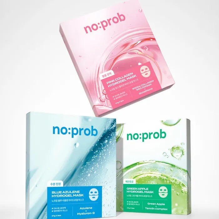no:prob Blue Azulene Hydrogel Mask 37g 5ea