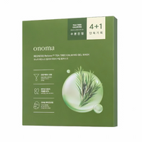 onoma Redness Reliever Tea Tree Calming Gel Mask Set (4+1)