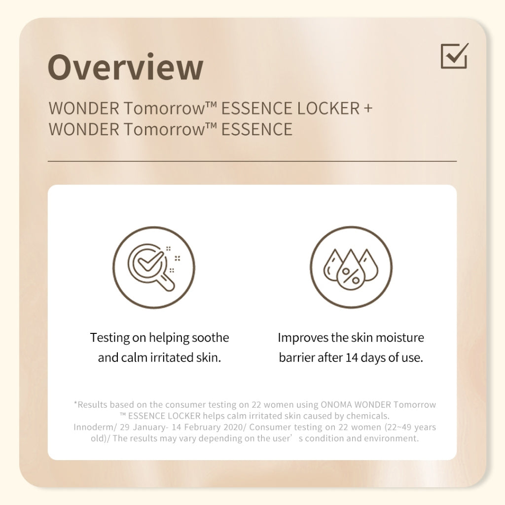 onoma Wonder Tomorrow Essence Locker 25ml/50ml