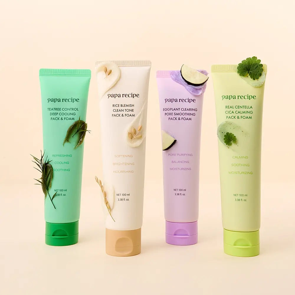 papa recipe Gelato Pack Cleanser 100ml 4 types