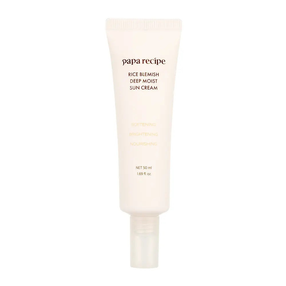 papa recipe Rice Blemish Deep Moist Sun Cream SPF50+ PA++++ 50ml