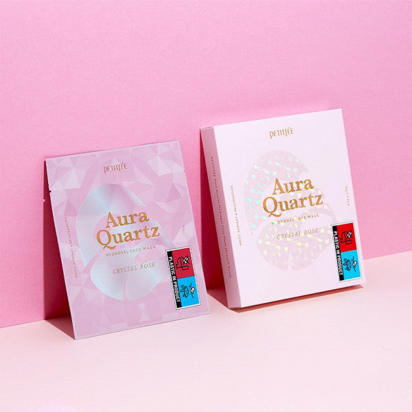 PETITFEE Aura Quartz Hydrogel Face Mask Crystal Rose 30g 5ea