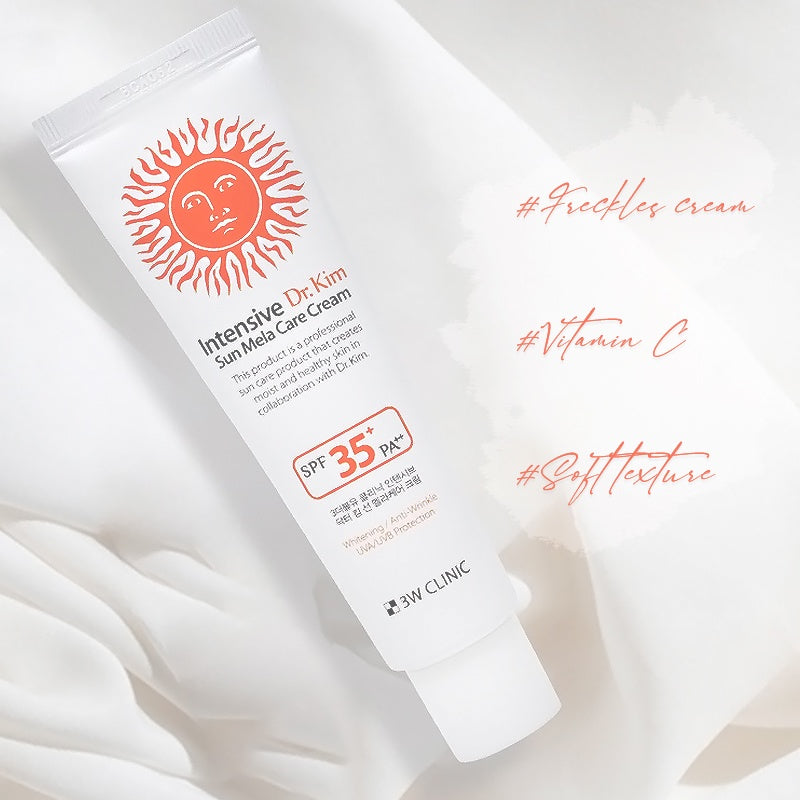 3W CLINIC Intensive Dr.Kim Sun Mela Care Cream SPF35+ PA++ 50g