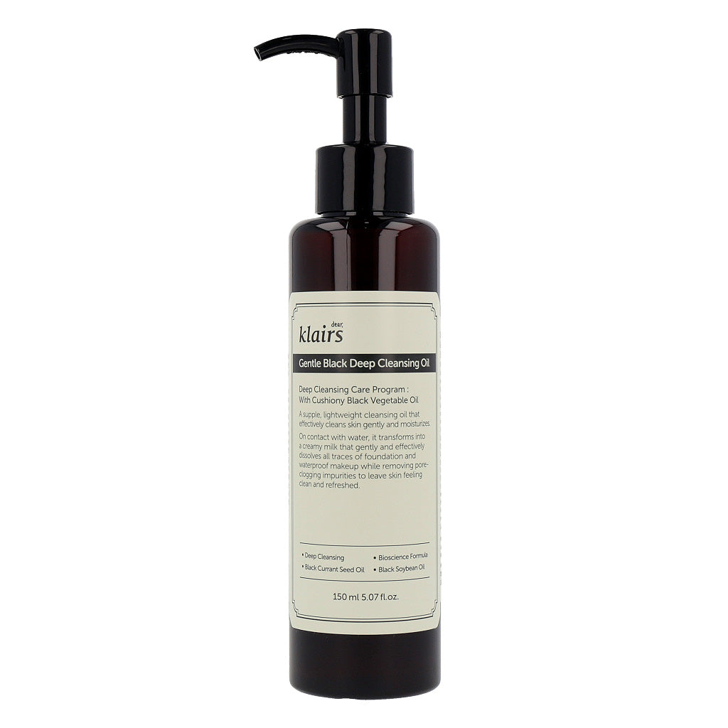 dear, klairs Gentle Black Deep Cleansing Oil 150ml
