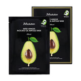 JM Solution Water Luminous Avocado Oil Ampoule Mask Black 10ea
