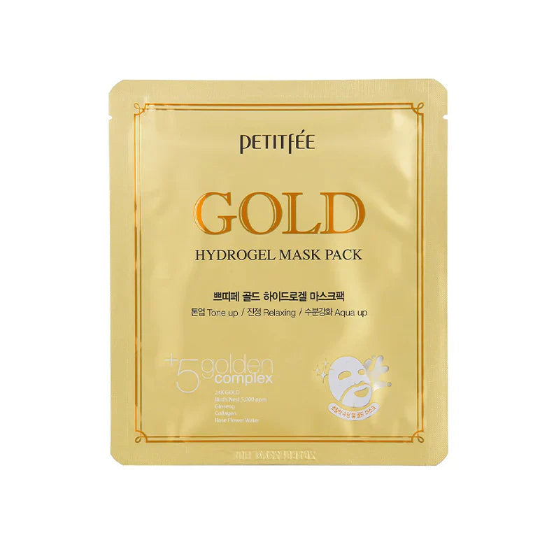 Petitfee Gold Hydrogel Mask Pack 5ea/box