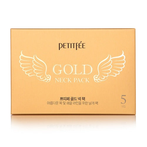 PETITFEE Gold Neck Pack (5pcs)
