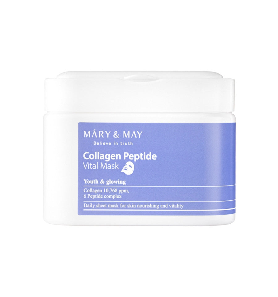 Mary&May Collagen Peptide Vital Mask (30ea)